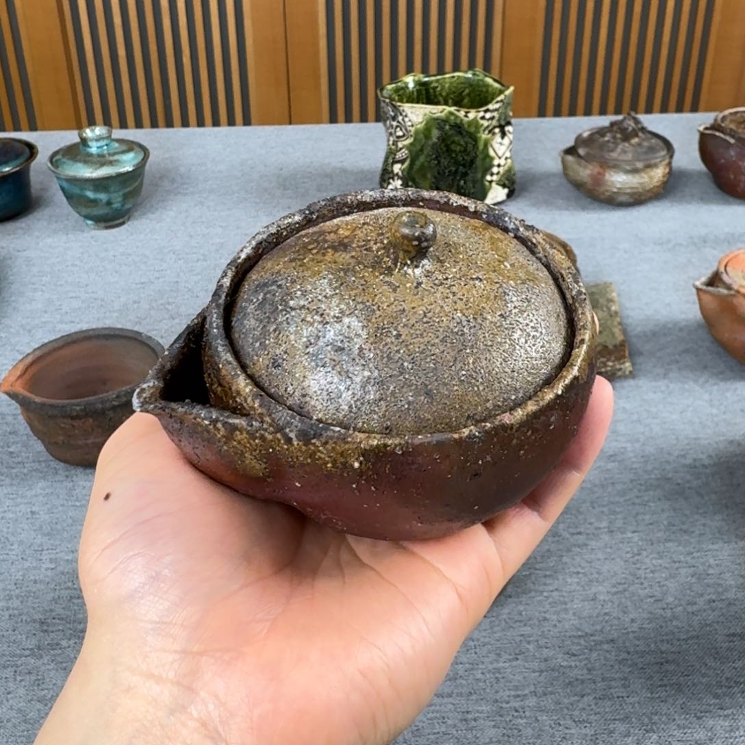 空*森陶山备前烧宝瓶