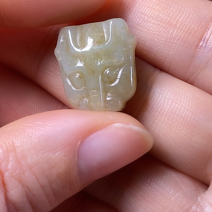 和田玉（糖玉）车挂未镶嵌也*