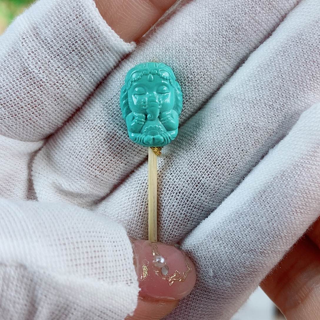 未镶嵌绿松石珠宝奇石