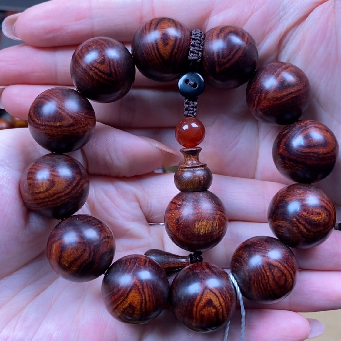 【闪购商品】黄花梨/降香黄檀手串/手链渡*