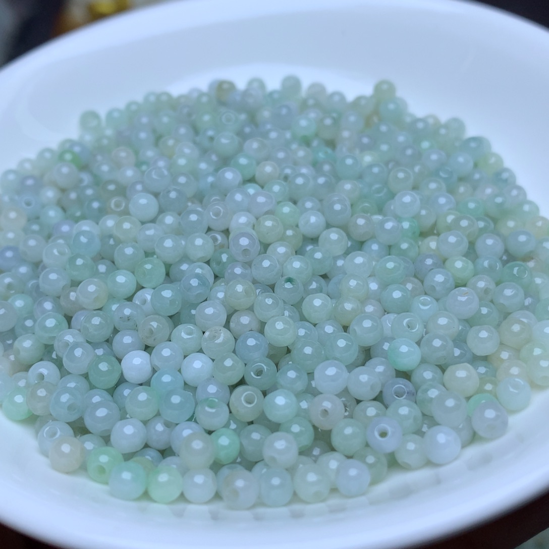 【闪购商品】翡翠手链未镶嵌卡3.5冰晴100个