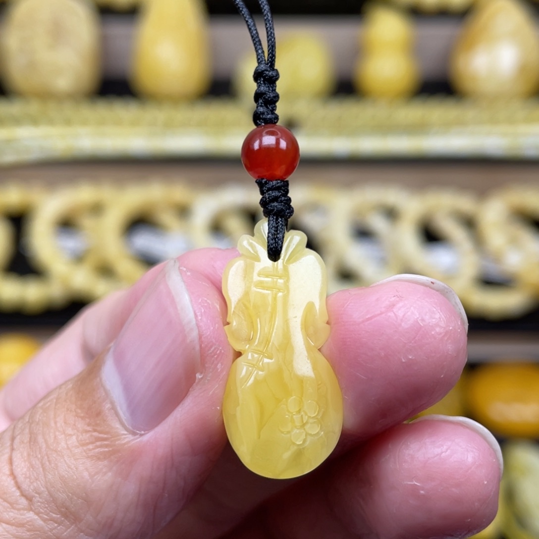 琥珀裸石未镶嵌琥珀蜜蜡