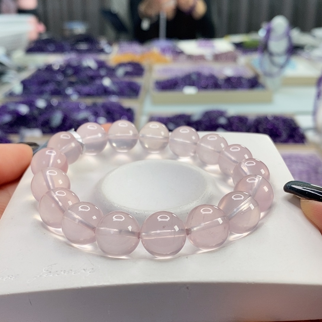 未镶嵌手串水晶f****e星光粉12m