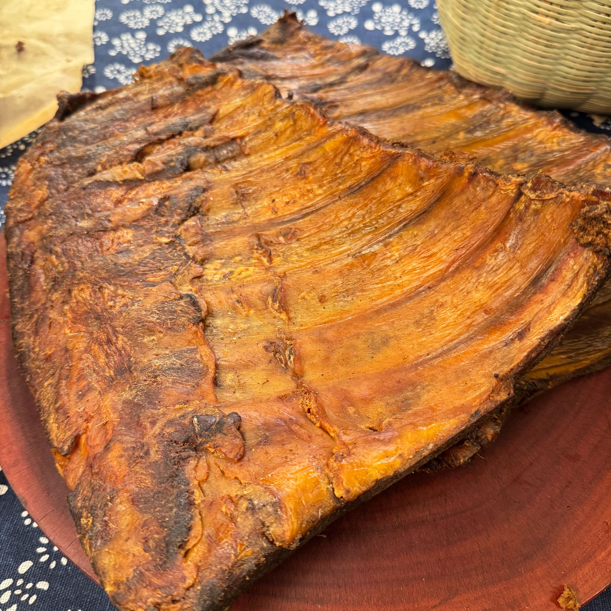 辉杰五斤精排湖南农家柴火烟熏排骨传统古法腌制咸香美味