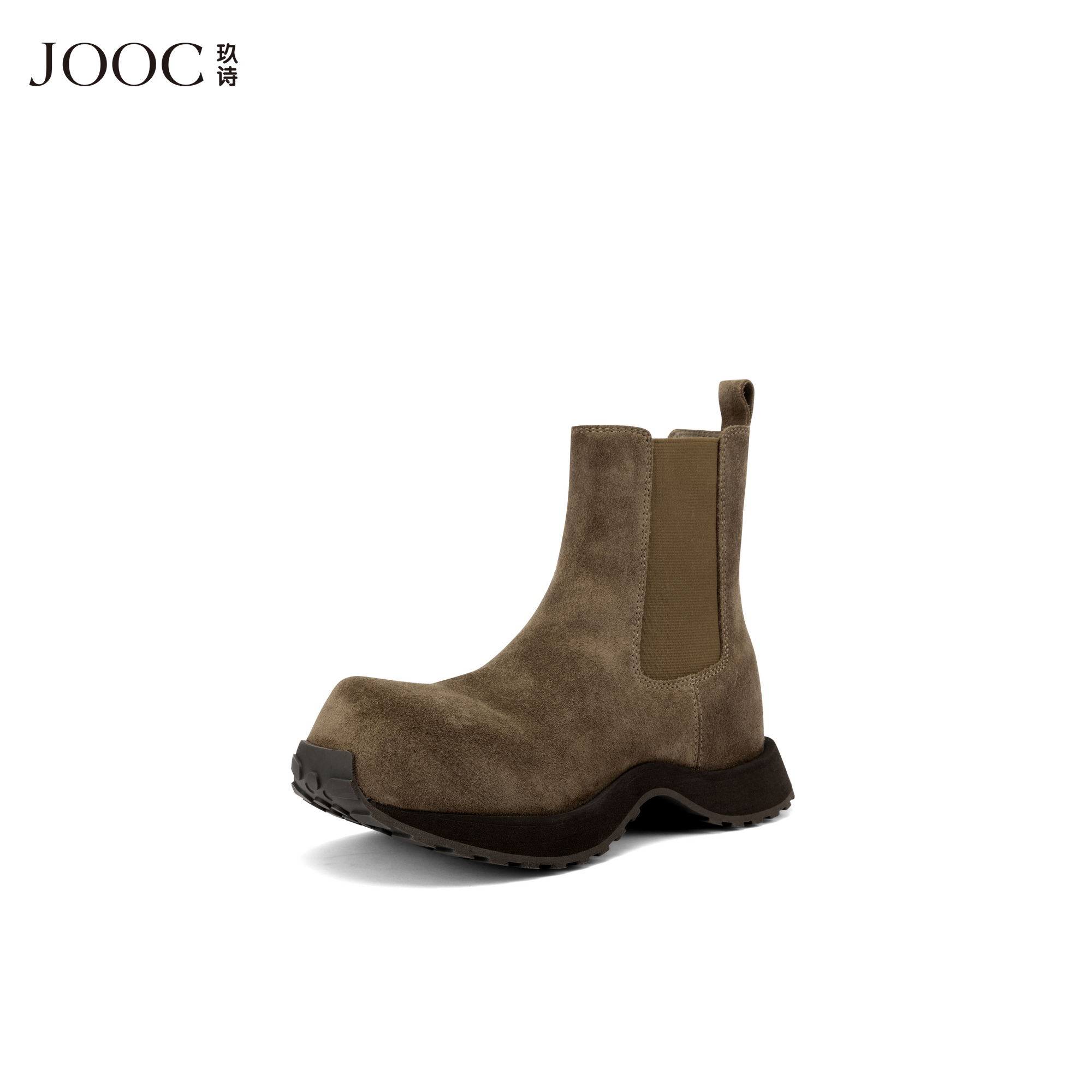 【周末度假】厚底烟筒靴女2025秋冬新款复古短筒切尔西靴