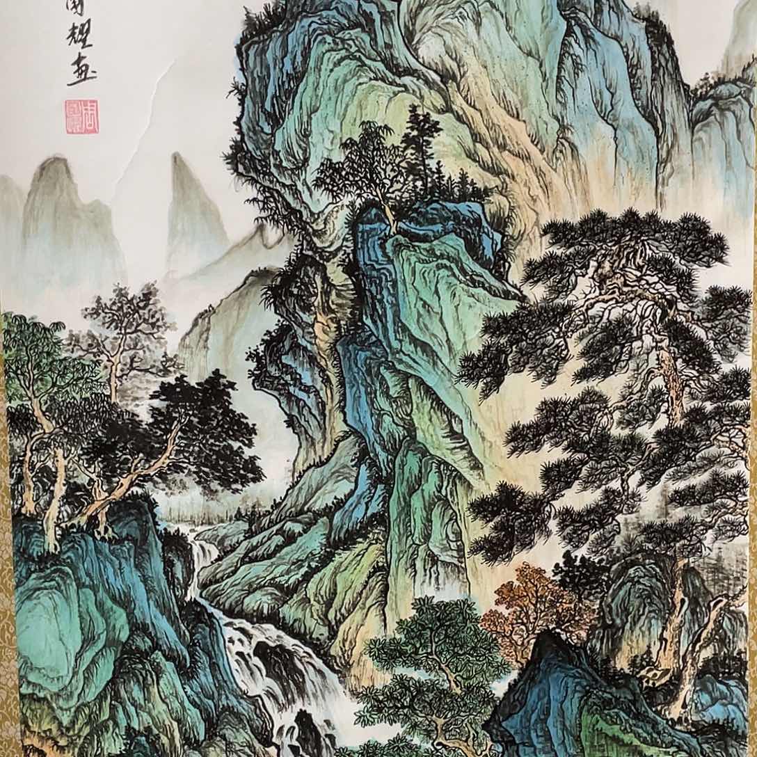 国画老师手笔手绘作品N