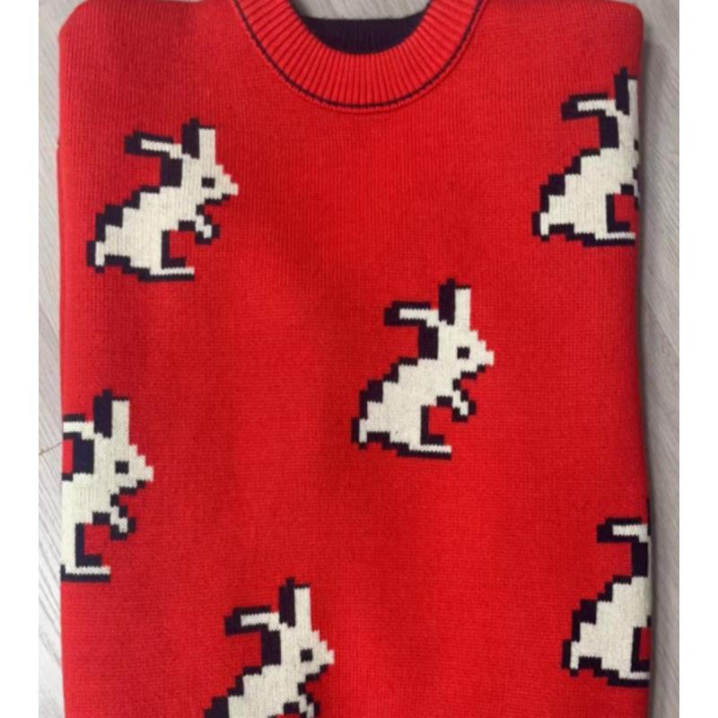 【玥】2025冬季限定‘’圣诞‘’双面套头毛衣T022