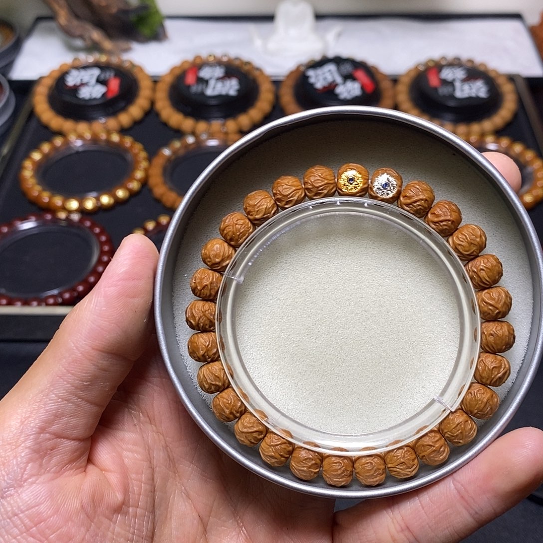 手串猴头核桃全品双标超小毒液 尺寸9左右 109号