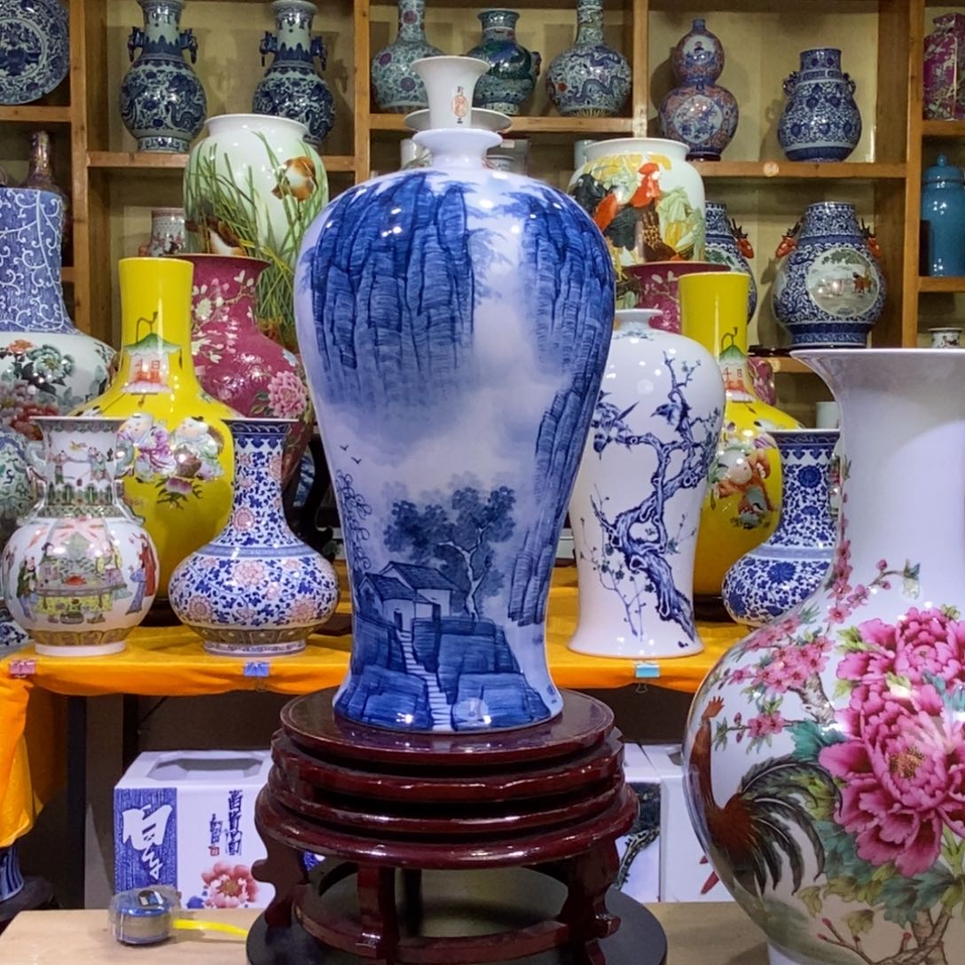 瓶景德镇陶瓷花瓶摆件