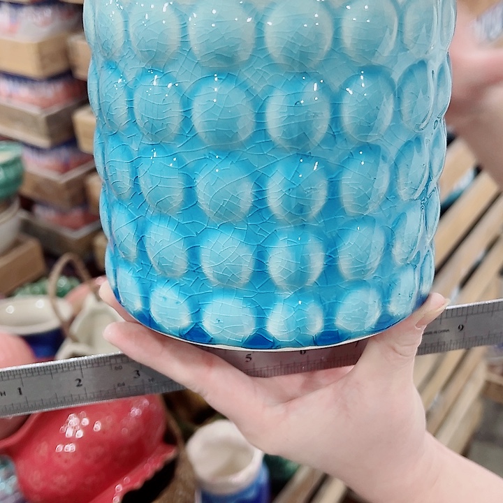 有孔，凑单福利满10元发货陶瓷多肉花盆！