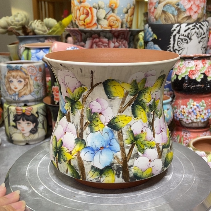 景德镇艺术手绘作品