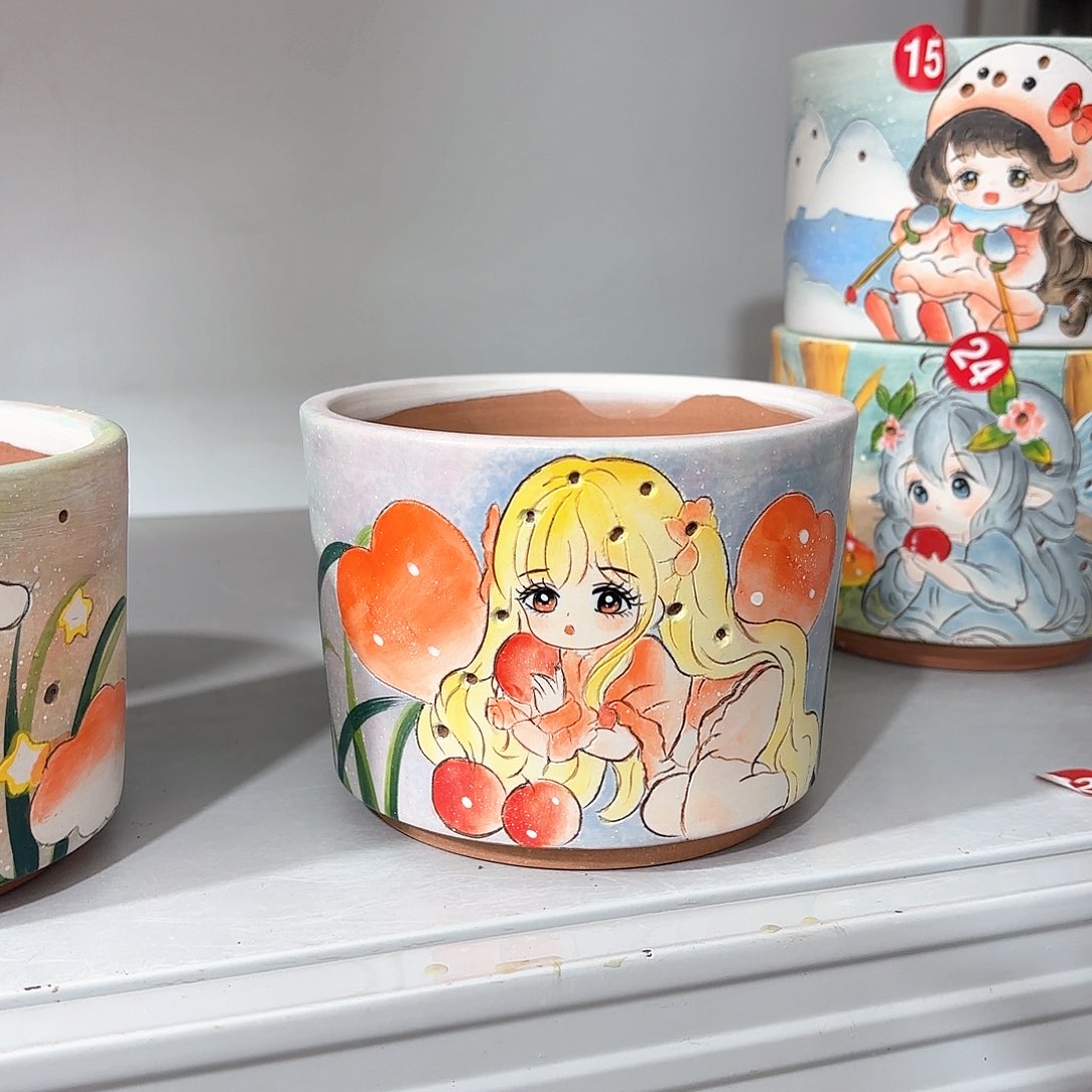 紫砂花盆手工花盆默认微瑕12/10