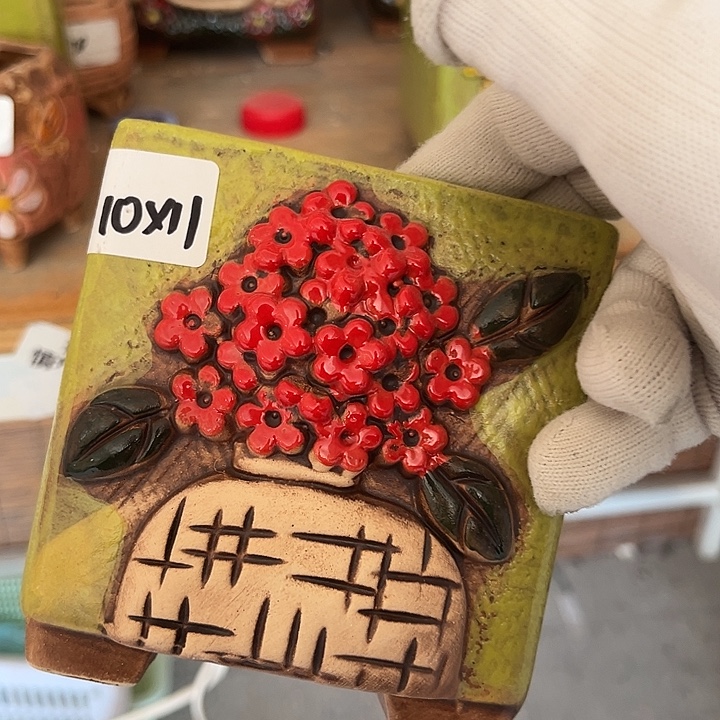 粗陶材质多肉花盆