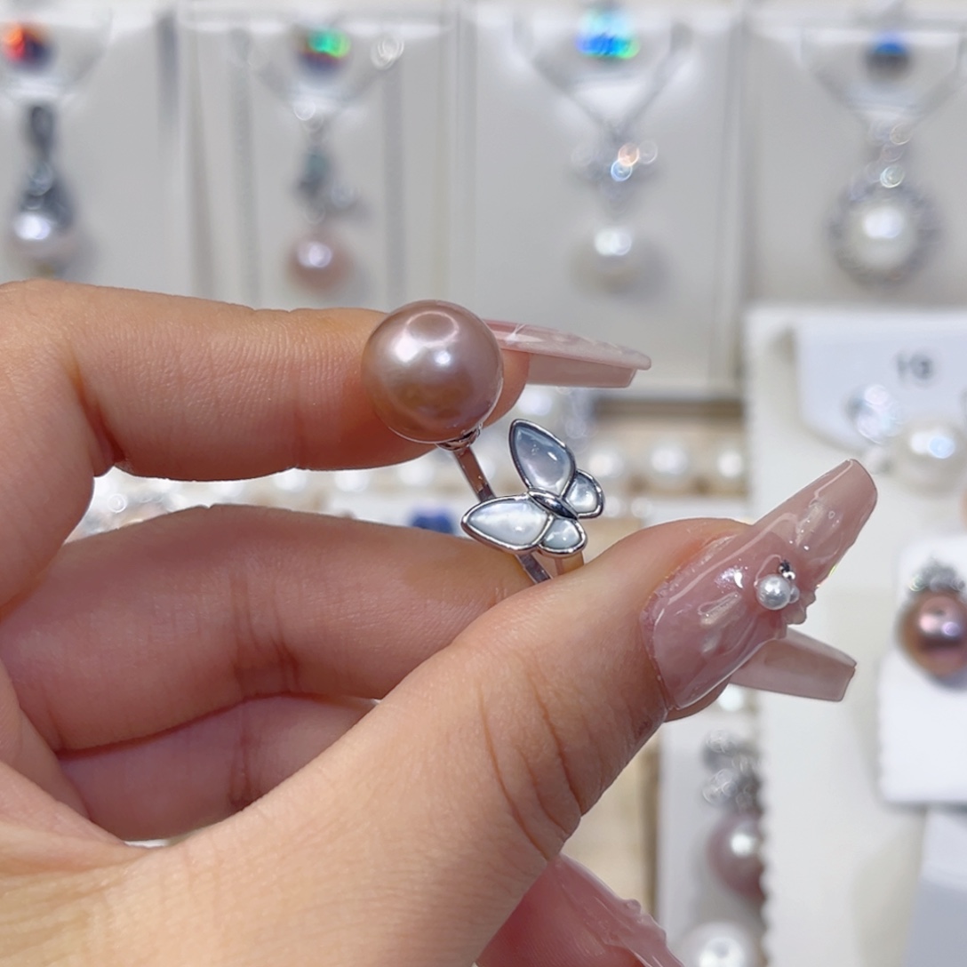 未镶嵌戒指淡水珍珠