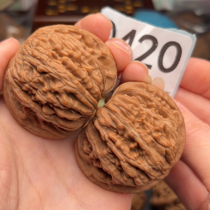 吊坠文玩核桃420四座楼46