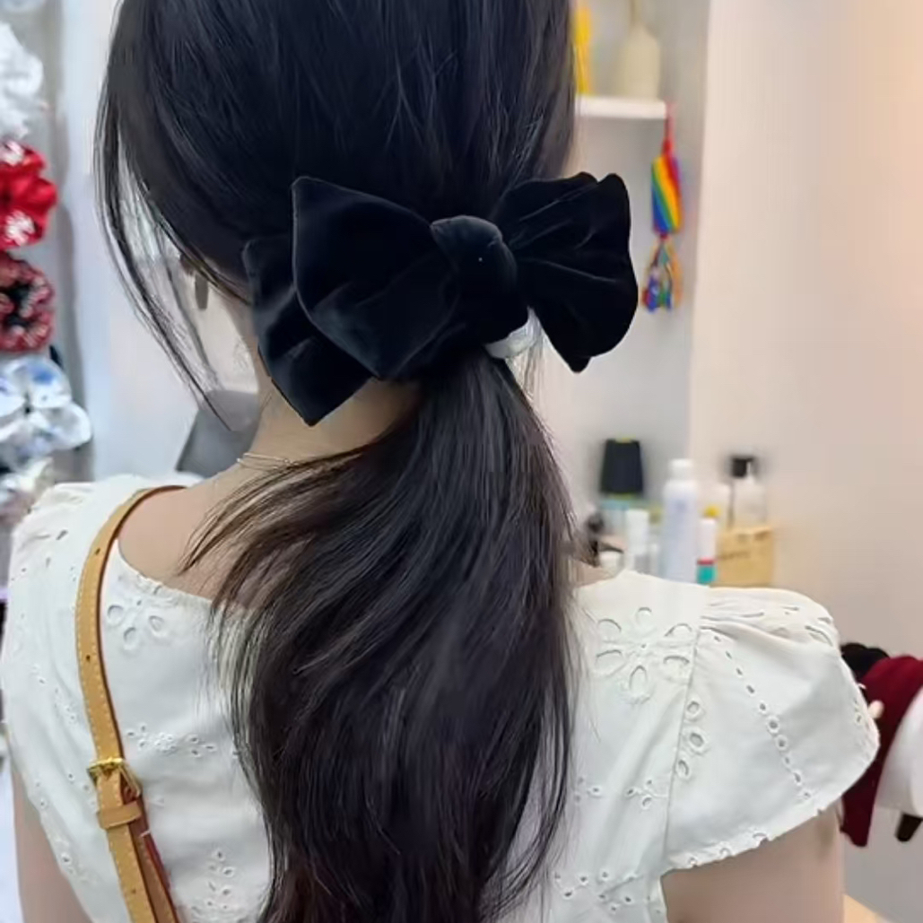 1873 超高版 秋冬上新蝴蝶结设计少女感发绳