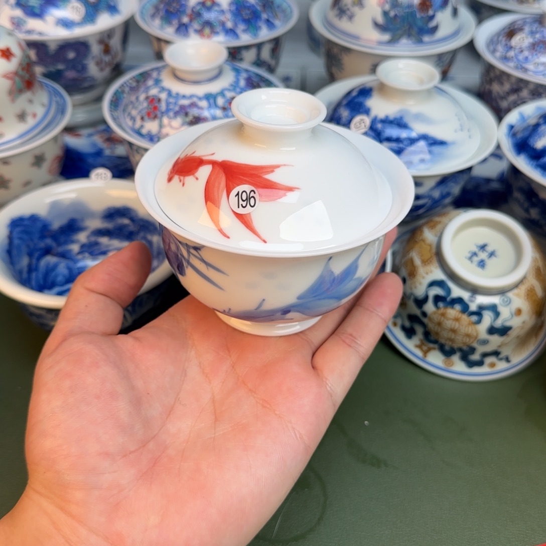 彦祖纯手工手绘茶具196
