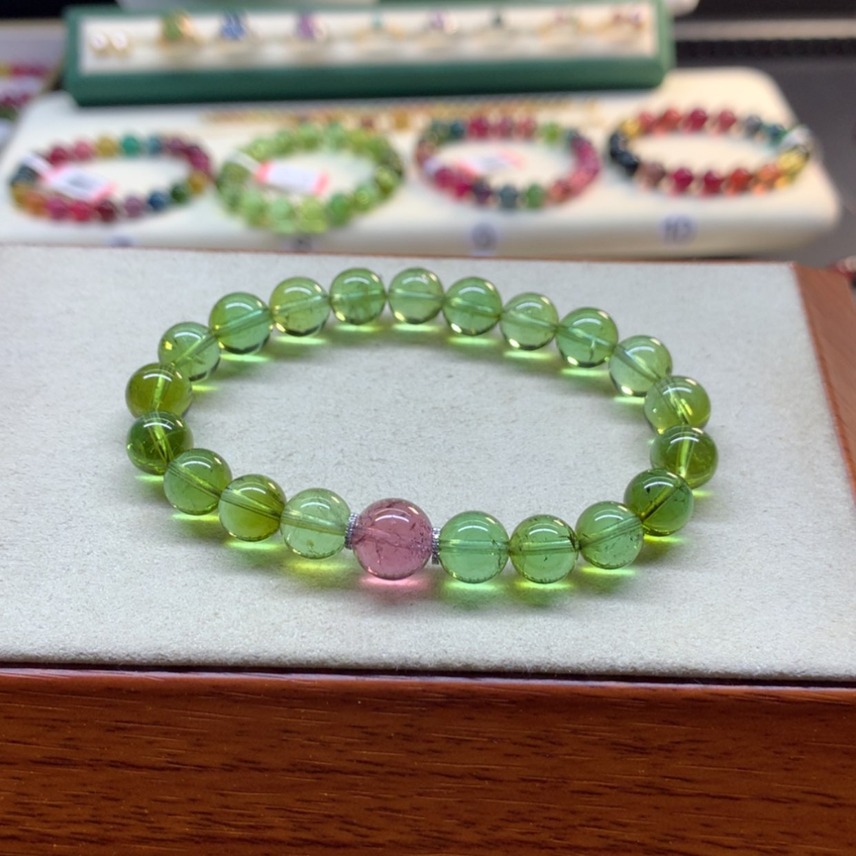 【闪购商品】碧玺手链未镶嵌绿碧玺