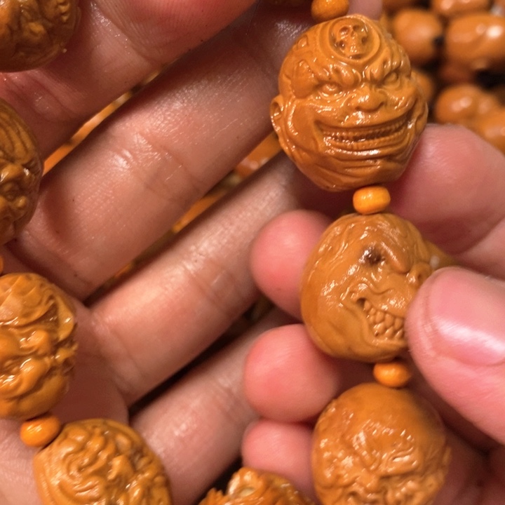 橄榄核手串/手链橄榄微瑕最大2.2恶僧