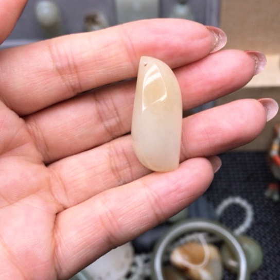 和田玉（白玉）颈饰未镶嵌