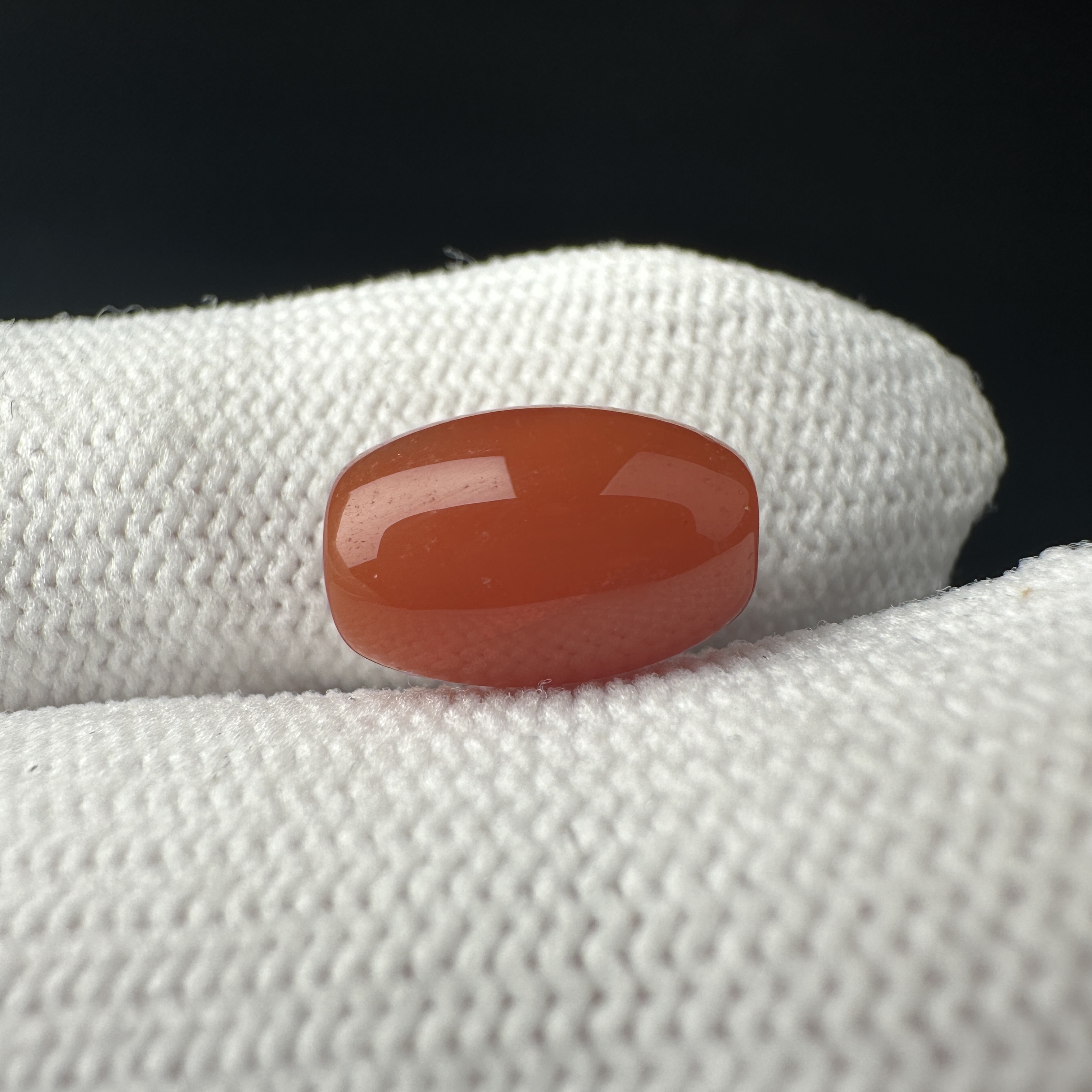 P1876天然南红 桶珠7.7*11.4mm支持复检 假一罚四