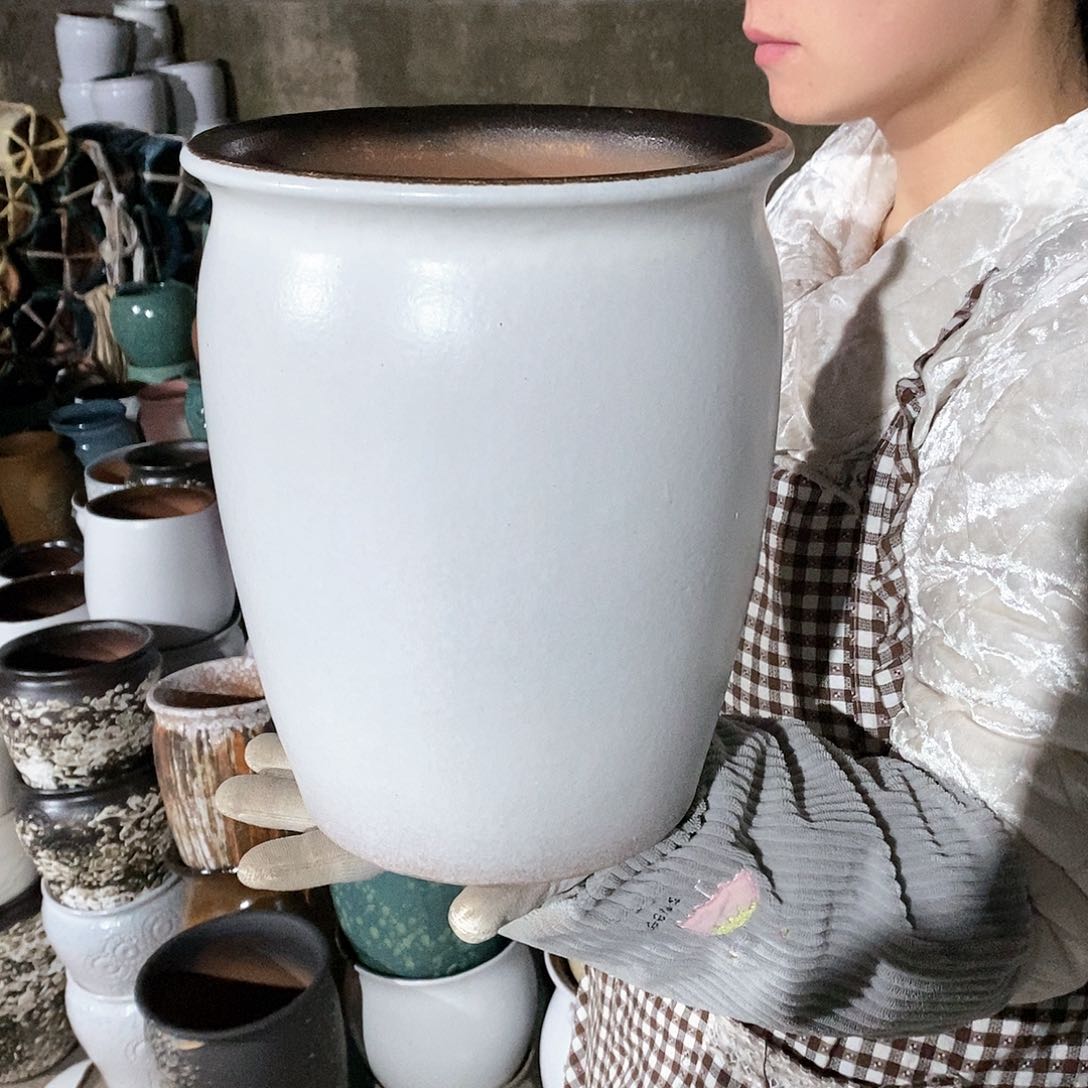 紫砂花盆正品口20高25