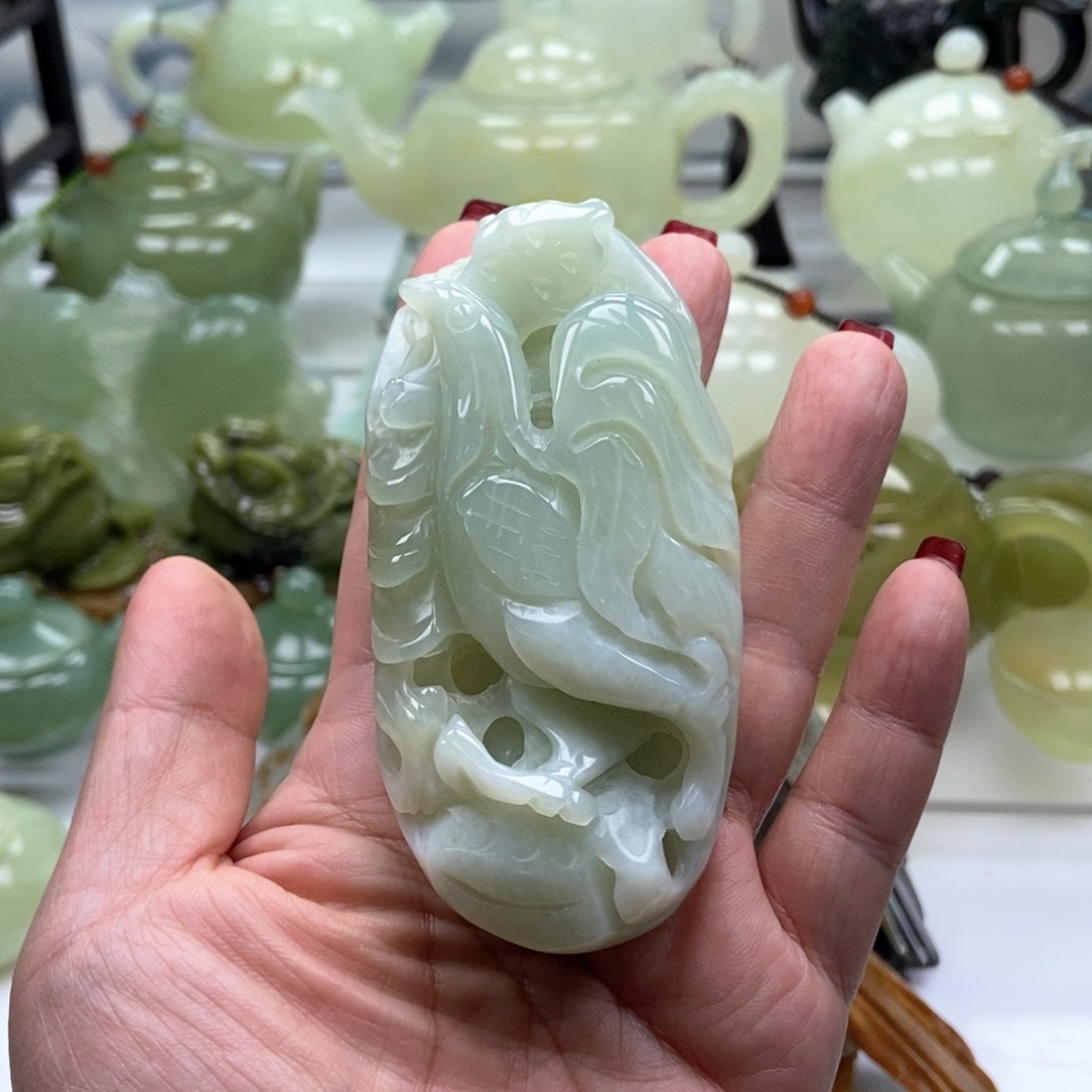 蛇纹石玉手链未镶嵌