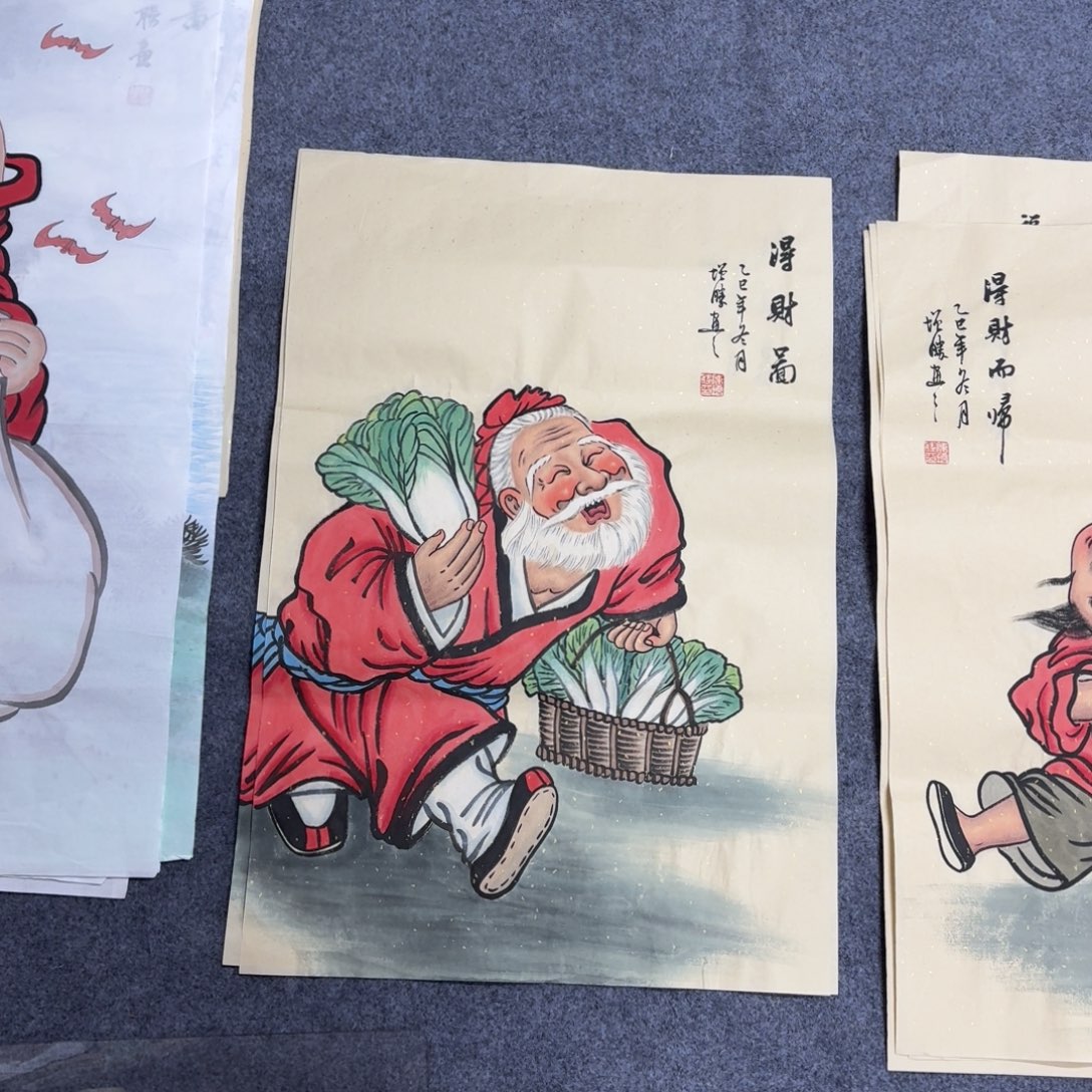 国画 68× 46精品人物手绘画画画