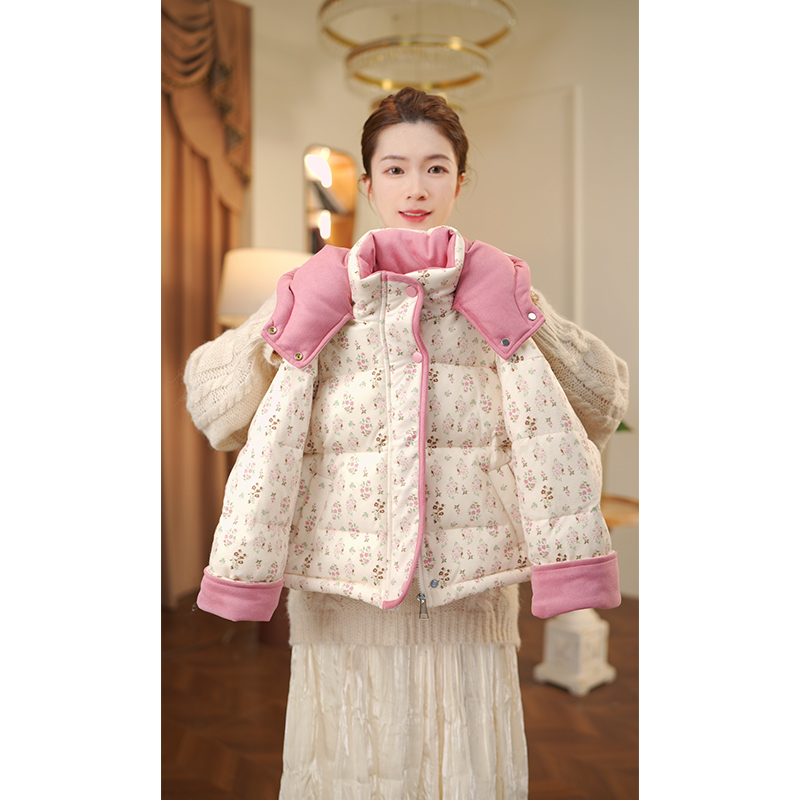 【现货】女童棉服外套2025冬季新款中大童女宝加厚棉衣洋气穿搭3633