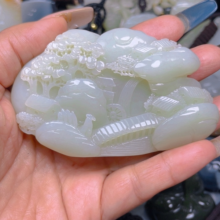 和田玉挂件未镶嵌