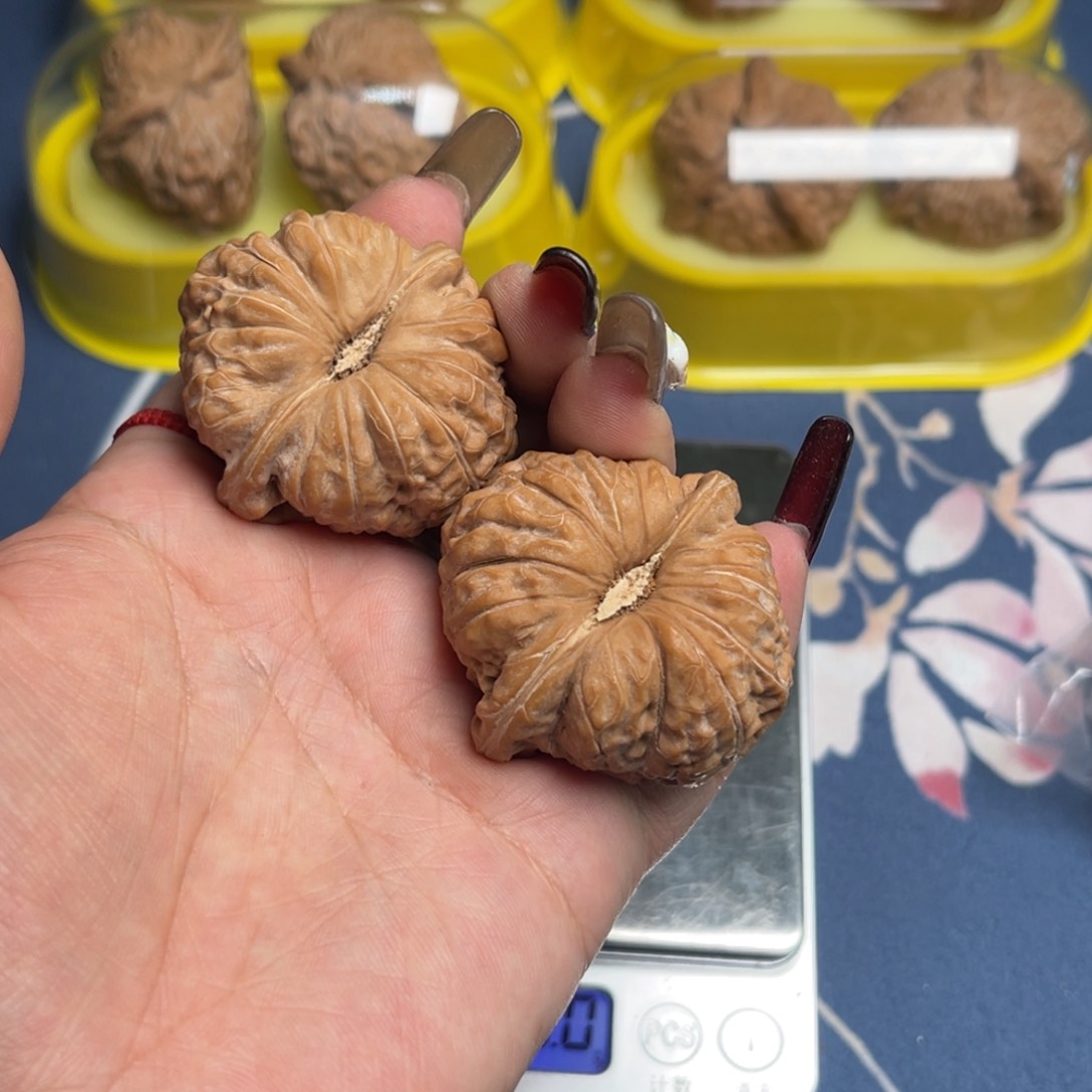 文玩核桃把件南瓜墩42