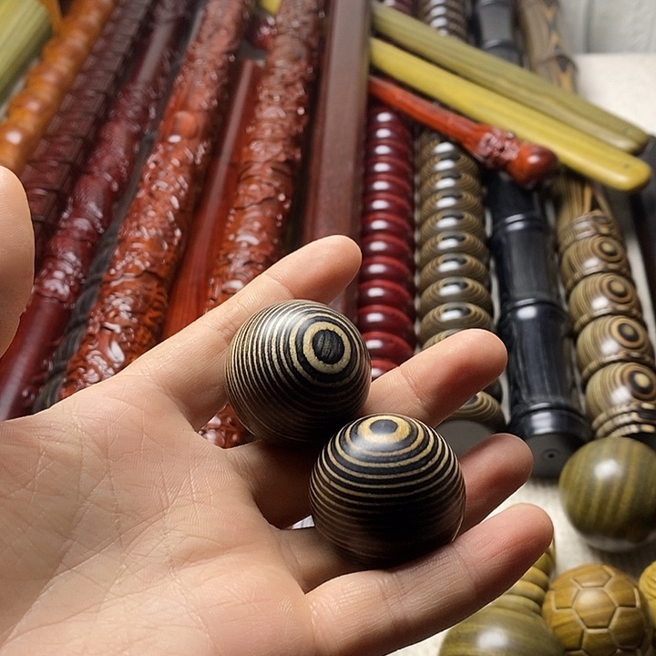 斑马木手球3.5直径