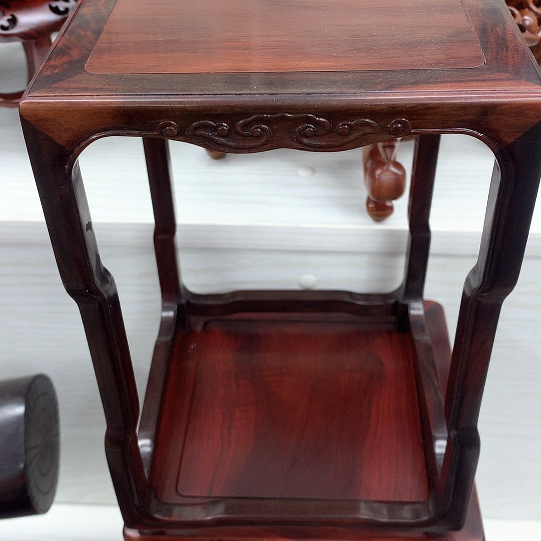 藤类大红酸枝15正方高23