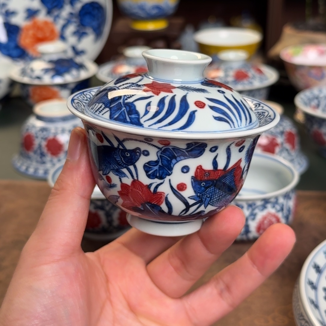 纯手工手绘陶瓷茶具