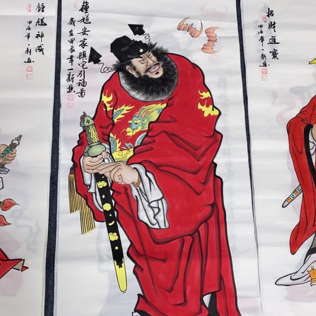 国画尺寸100✖️50三尺手绘画画画