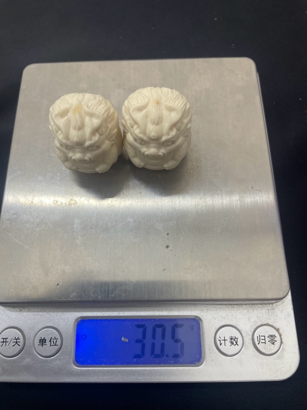 猛犸象牙天然原色精品龙宝宝235