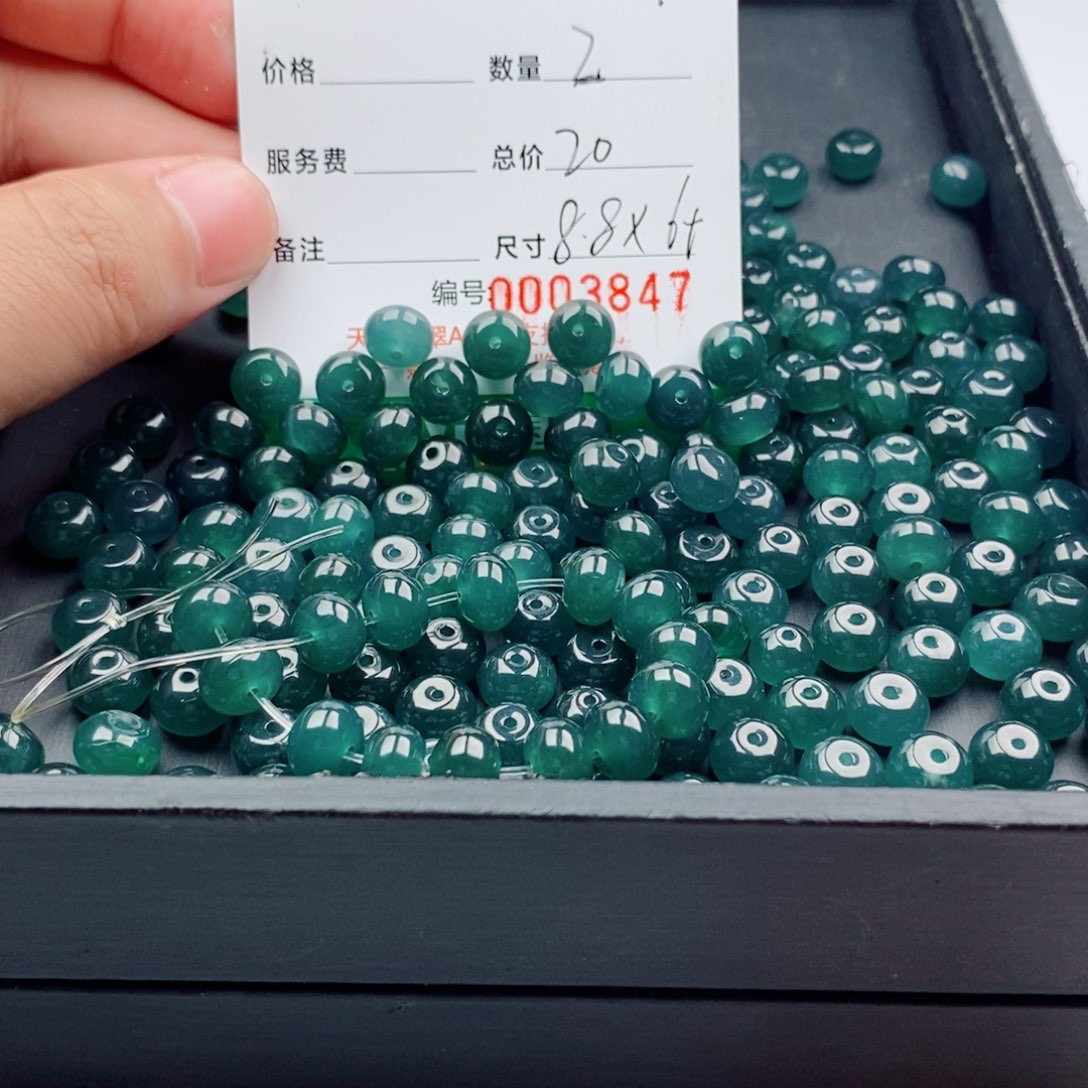 翡翠未镶嵌手链多样性发自选