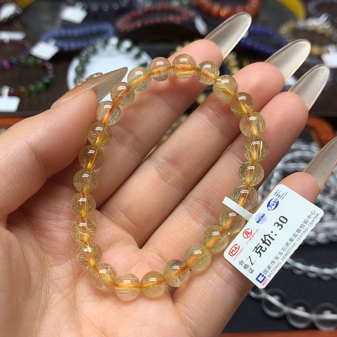 水晶手链未镶嵌手链