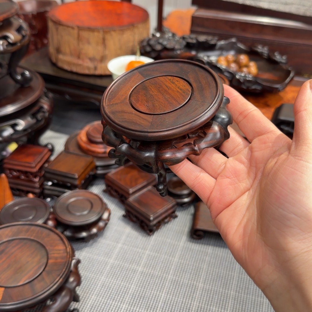 G***G木大红酸枝交趾黄檀底座