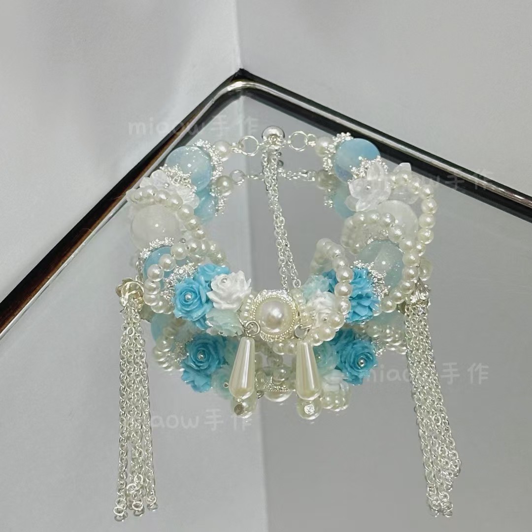 合金树脂手链 【正版授权】爆款ins手链国潮超仙蝴蝶新款