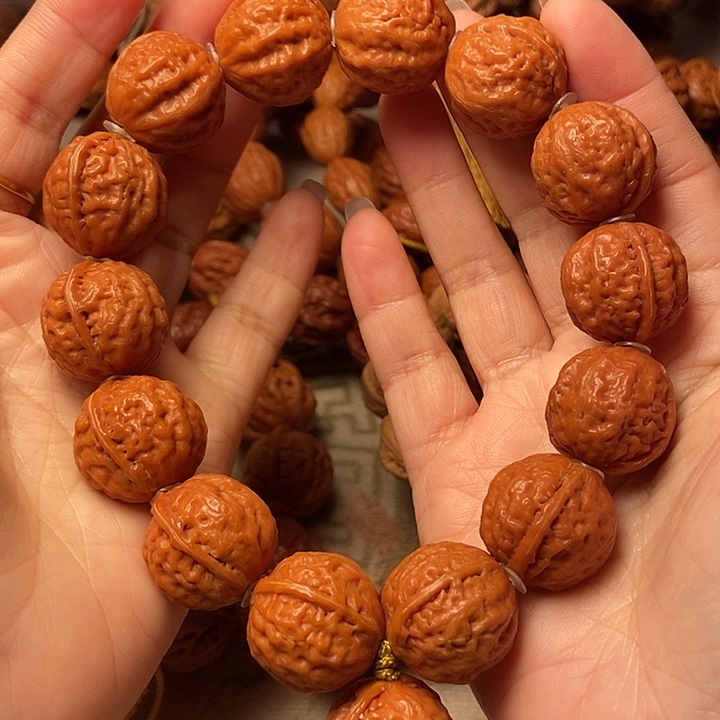 文玩核桃手串蚂蚁纹