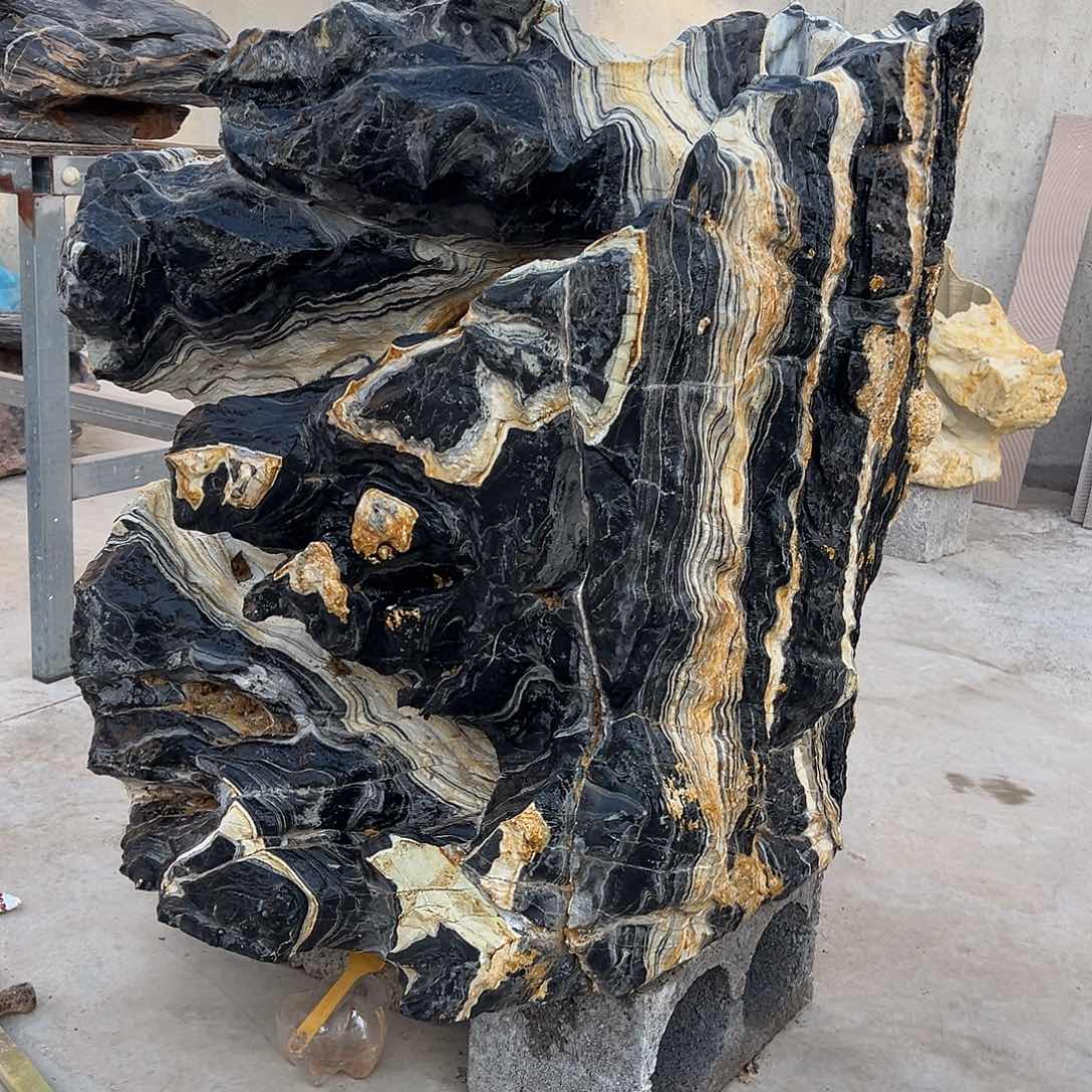 石头用****2有意境的花盆