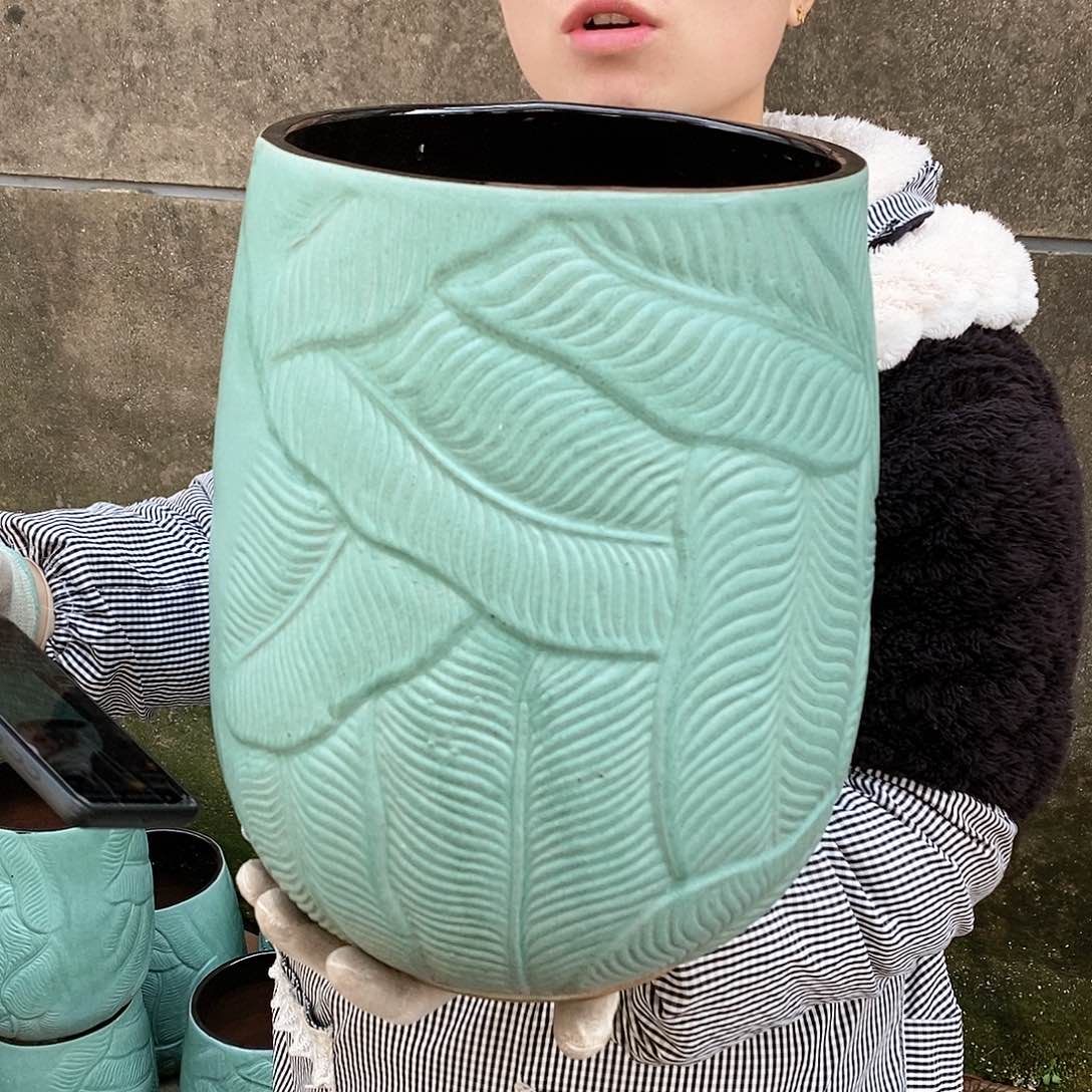 红泥花盆正品口25高30