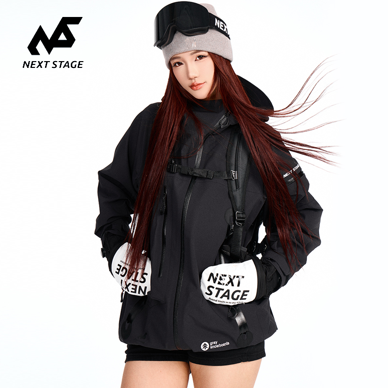 Gray snowborads滑雪服25新款3L专业单双板防水滑雪套