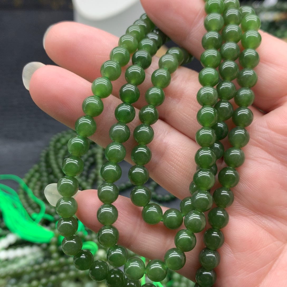 和田玉未镶嵌手链6