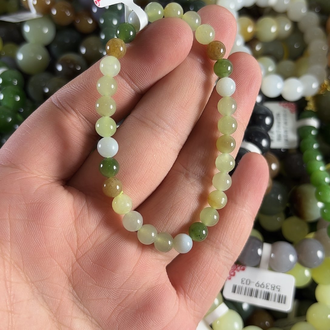 和田玉手链未镶嵌W113