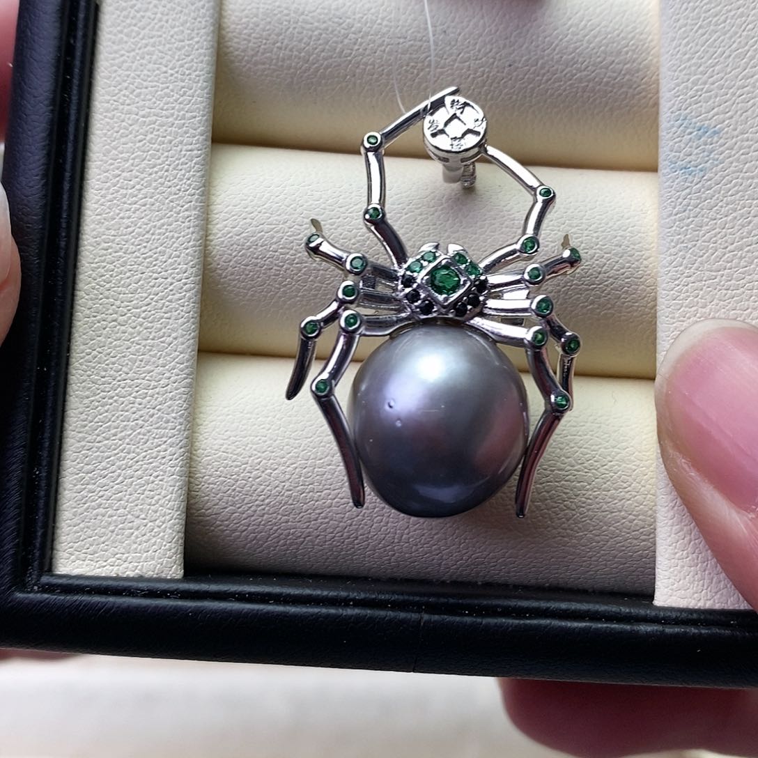 海水珍珠颈饰银S925镶嵌