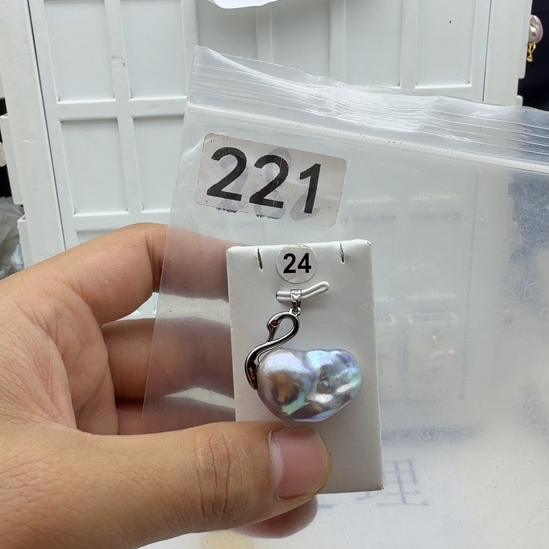 颈饰淡水珍珠合金