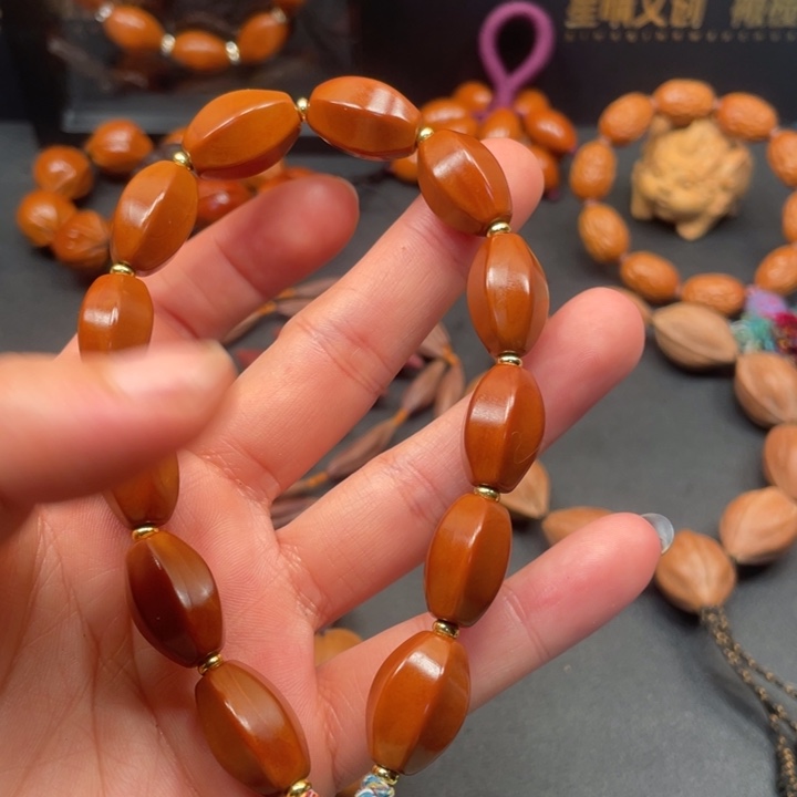 橄榄核手串/手链老料手持1319