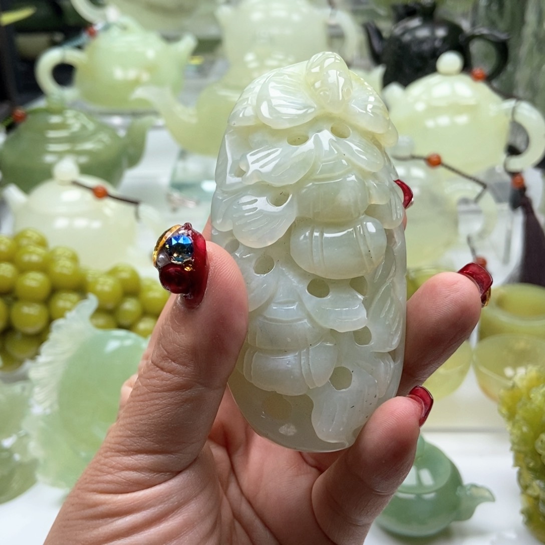 蛇纹石玉手链未镶嵌